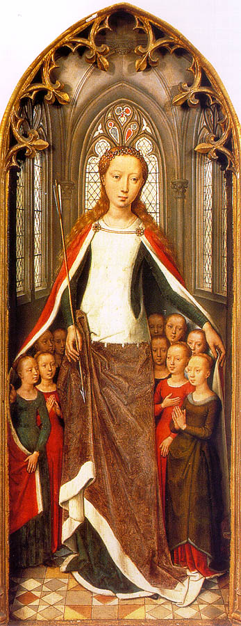 St. Ursula Shrine (end panel)