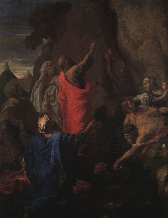 Moses Bringing Forth Water from the Rock (detail)