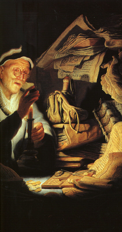 The Rich Old Man from the Parable (detail)