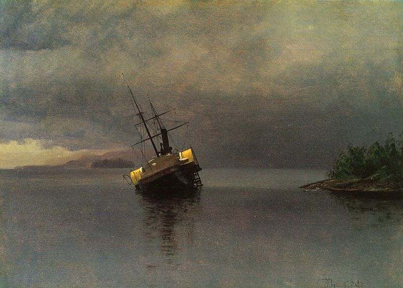 Wreck of the Ancon in Loring Bay, Alaska