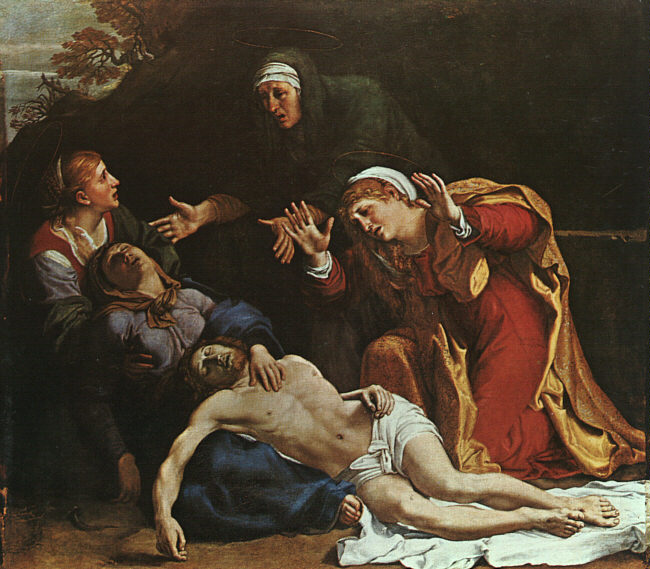 The Dead Christ Mourned