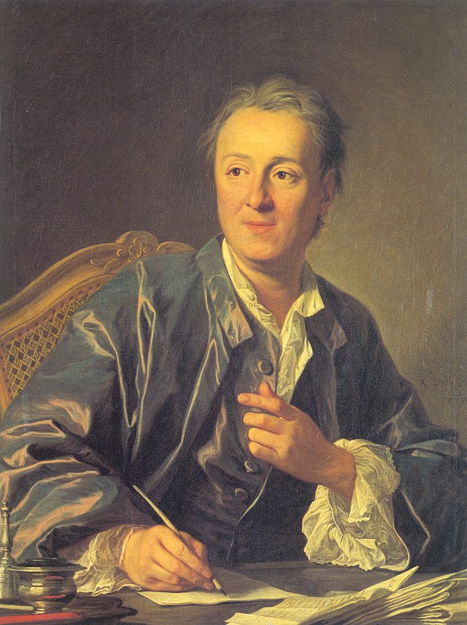 Portrait of Denis Diderot