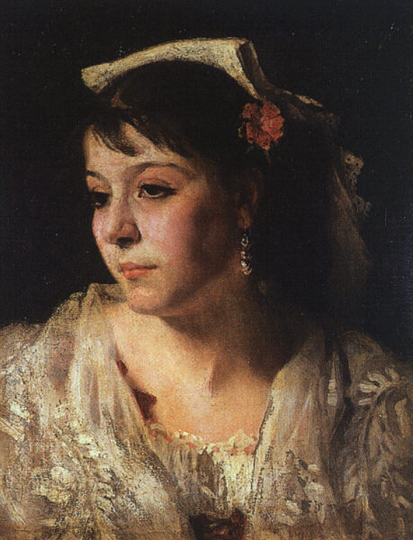 Head of an Italian Woman