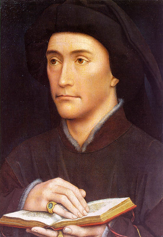 Portrait of a Man Holding a Book